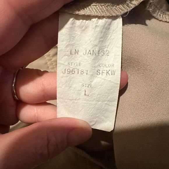 Jaanuu 3-pocket scrub top v-neck soft khaki size large - Picture 5 of 5